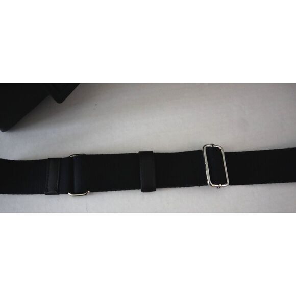 DKNY R52DAL34 O/S Black Perforated Monogram Fidela Satchel/Crossbody Bag - Picture 14 of 16